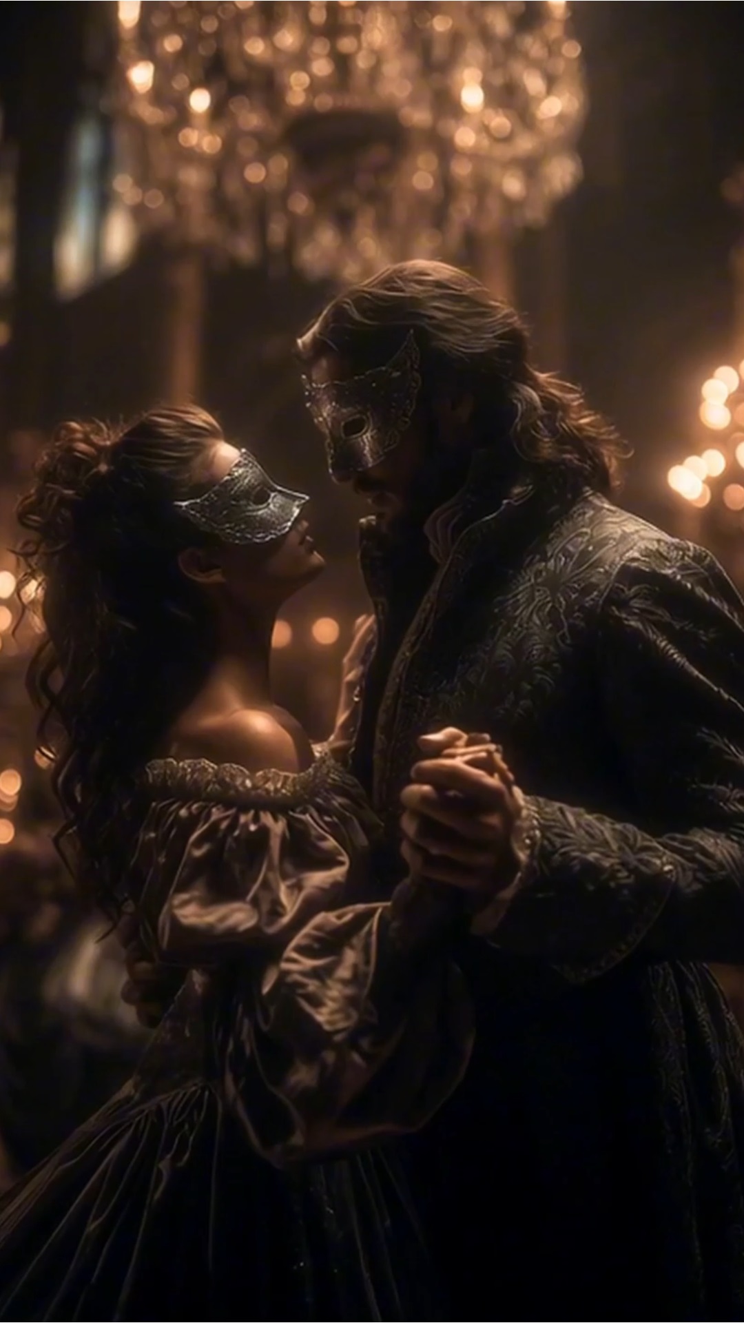 AI видео - Готический бал-маскарад