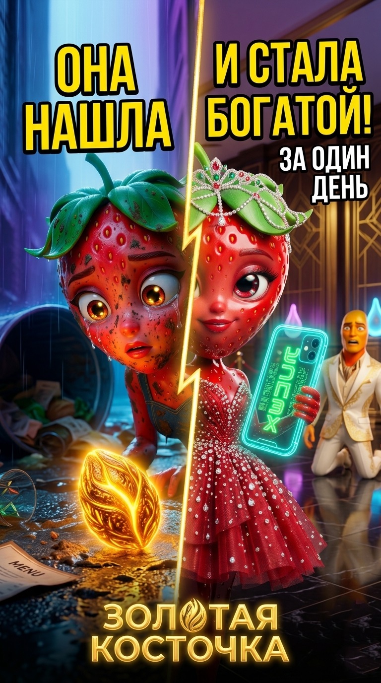 ИИ мультсериал Золотая косточка