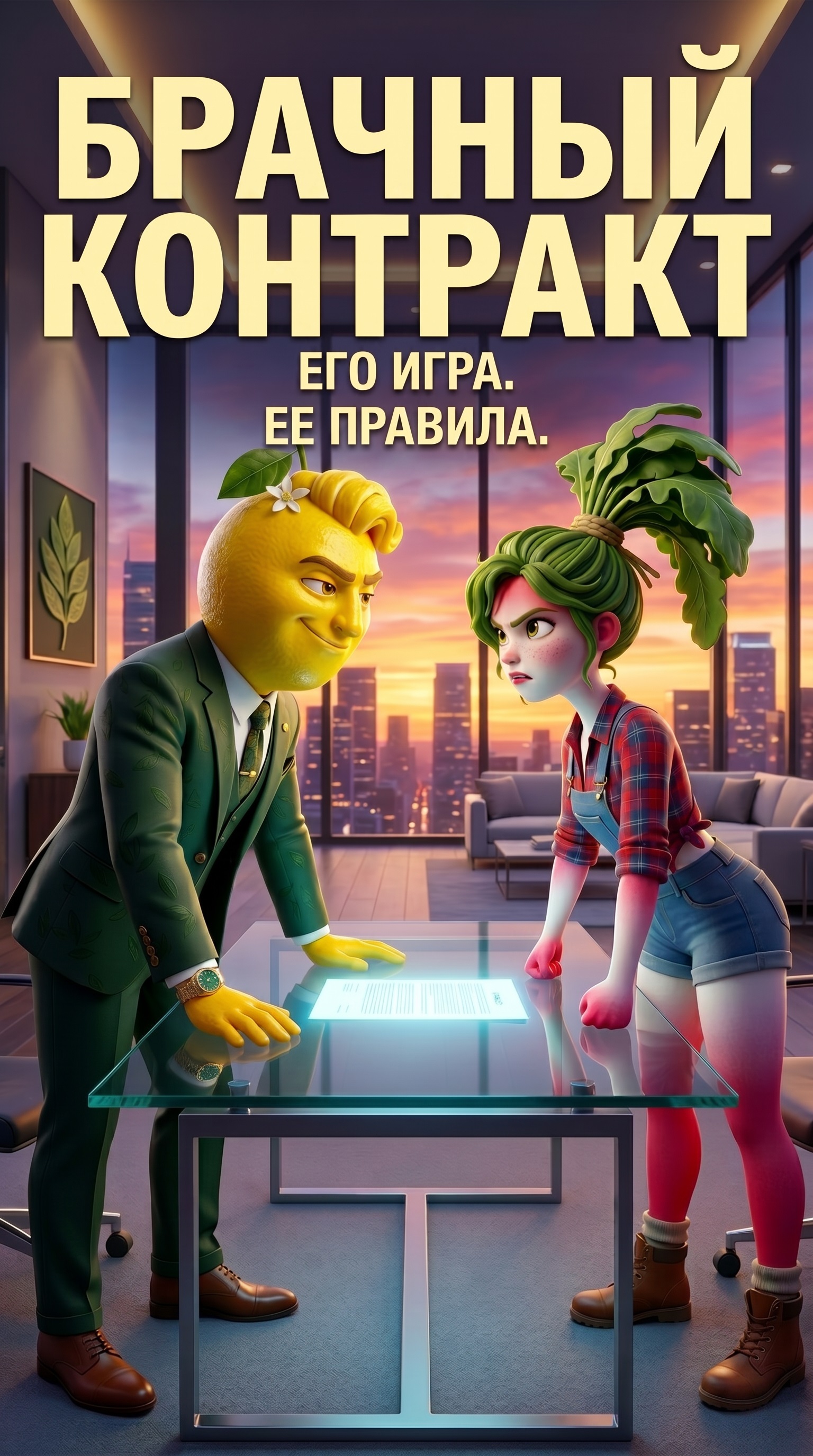 ИИ мультсериал Брачный контракт