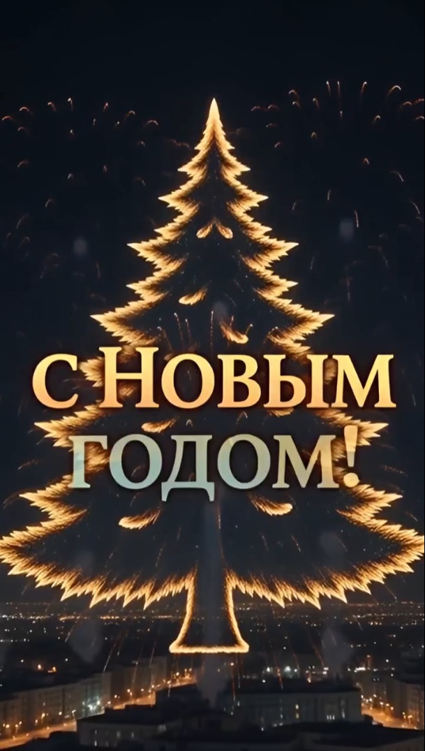 ИИ видеоклип Новый год